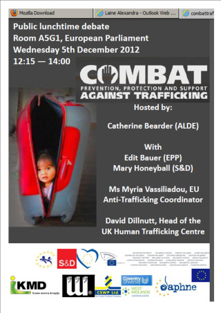 Poster of the event/debate COMBAT