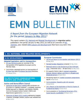 Cover page of EMN Bulletin