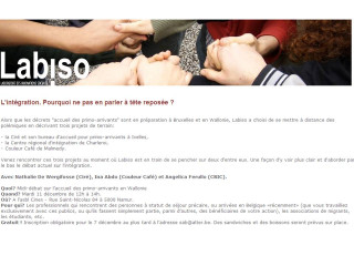 Screenshot of Labiso website announcing the event
