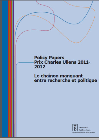 Cover page of the policy papers produced on the six awarded works