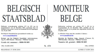 Image Belgian Official Gazette