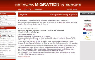Couverture Network Migration in Europe