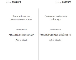 cover general policy note Theo Francken