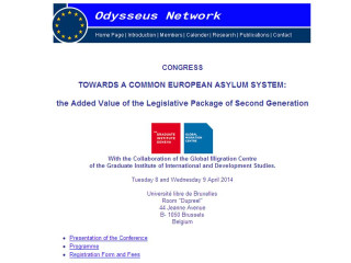 Capture d'écran de la page web dédiée à l'événement