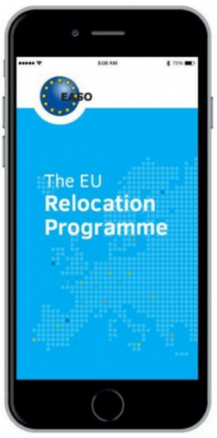 Photo de l'application mobile d'EASO