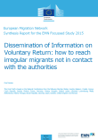 Cover image EMN study on dissemination of information on voluntary return