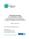Cover Report Toelatingsvoorwaarden voor derdelanders in België