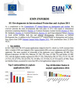 First page of EMN Inform International protection 2011