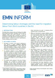 Cover image EMN Inform on labour shortages