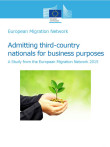Page de couverture de la synthèse UE Etude Immigration à des fins d'affaires
