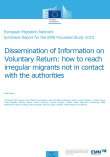 Cover image EU synthesis on dissemination of information on voluntary return