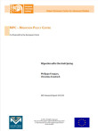 Page de couverture du document intitulé "Migration after the Arab Spring"