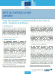 Note de synthèse REM Accès à la sécurité sociale