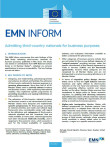1st page of Inform on business migration