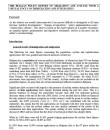 Cover page report