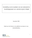 Page de couverture de l'étude