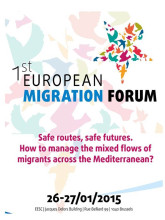 Poster of 1st European Migration Forum