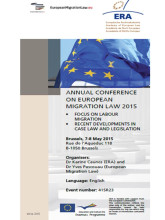 Cover page of flyer presenting ERA annual conference 2015