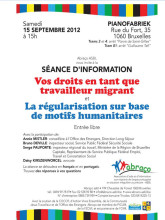 Affiche de la session d'information d'Abraço