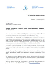 brief van CBAR BCHV over safe countries of origin