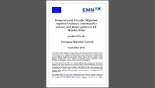 Couverture Rapport du REM sur la Migration Temporaire et Circulaire