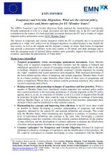 Cover EMN-Inform on Circular Migration