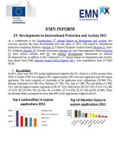 First page of EMN Inform International protection 2011