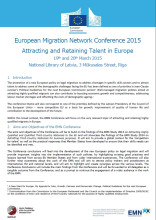 First page of concept paper of EMN annual conference Riga