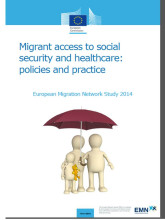 Cover page of synthesis report Migrants' Access to Social Security