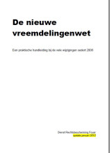 Couverture du guide du Foyer: la nouvelle loi des étrangers