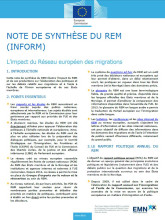 1ère page de la note de synthèse sur les impacts du REM