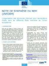 1ère page de la note de synthèse sur l'organisation des structures d'accueil