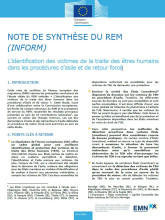 1ère page de la note de synthèse sur l'identification des victimes TEH