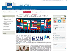 Home page of the new EMN EU Website