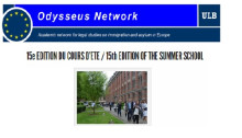 Print screen of website of summer school Odysseus Network 