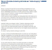 Persbericht over de nieuwe maatregel