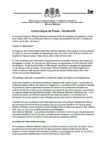 picture front page press release Wathelet