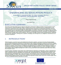 Screen shot Sirius policy brief
