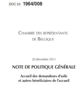 Coverpage of the policy paper on reception