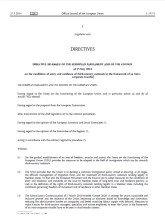 Printscreen of publication ICT Directive in Official Journal of the EU