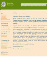 Screen shot of the SCI page announcing the event